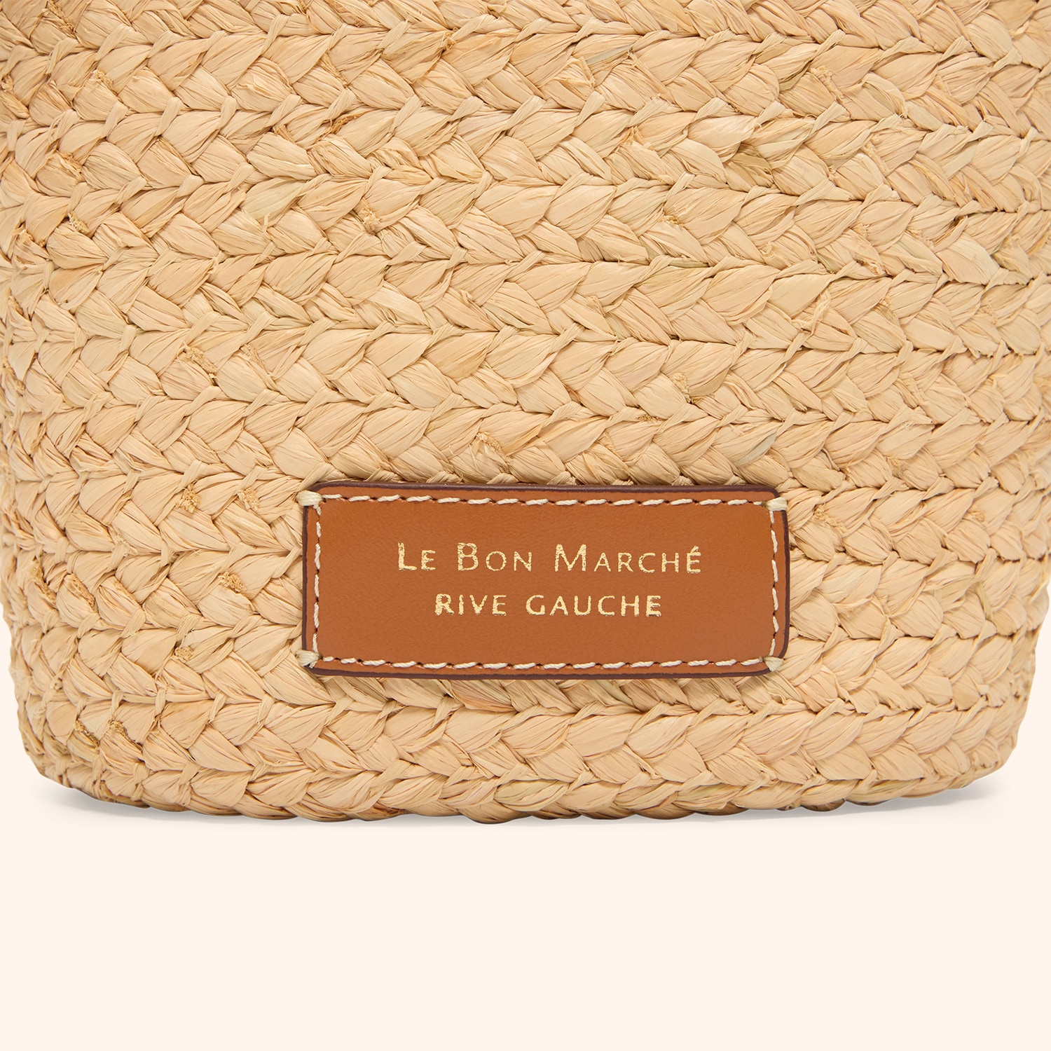 Sac seau tressé