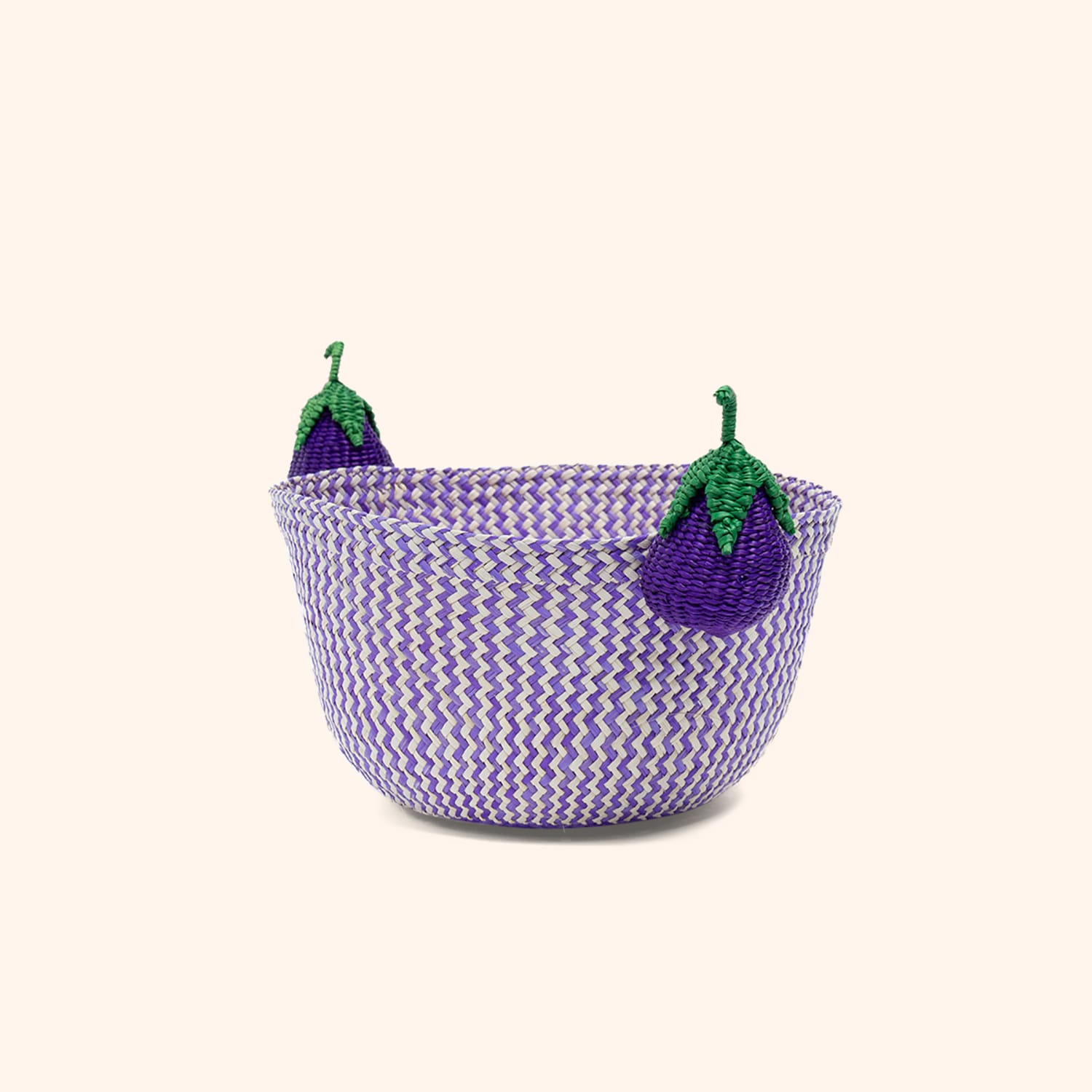 Panier aubergine