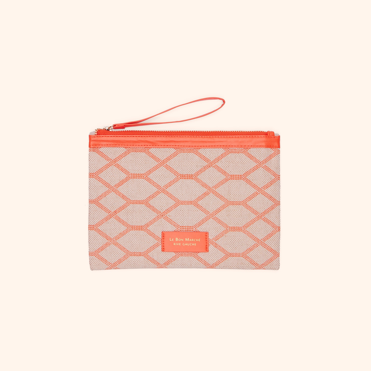 Pochette Plate motif escalator