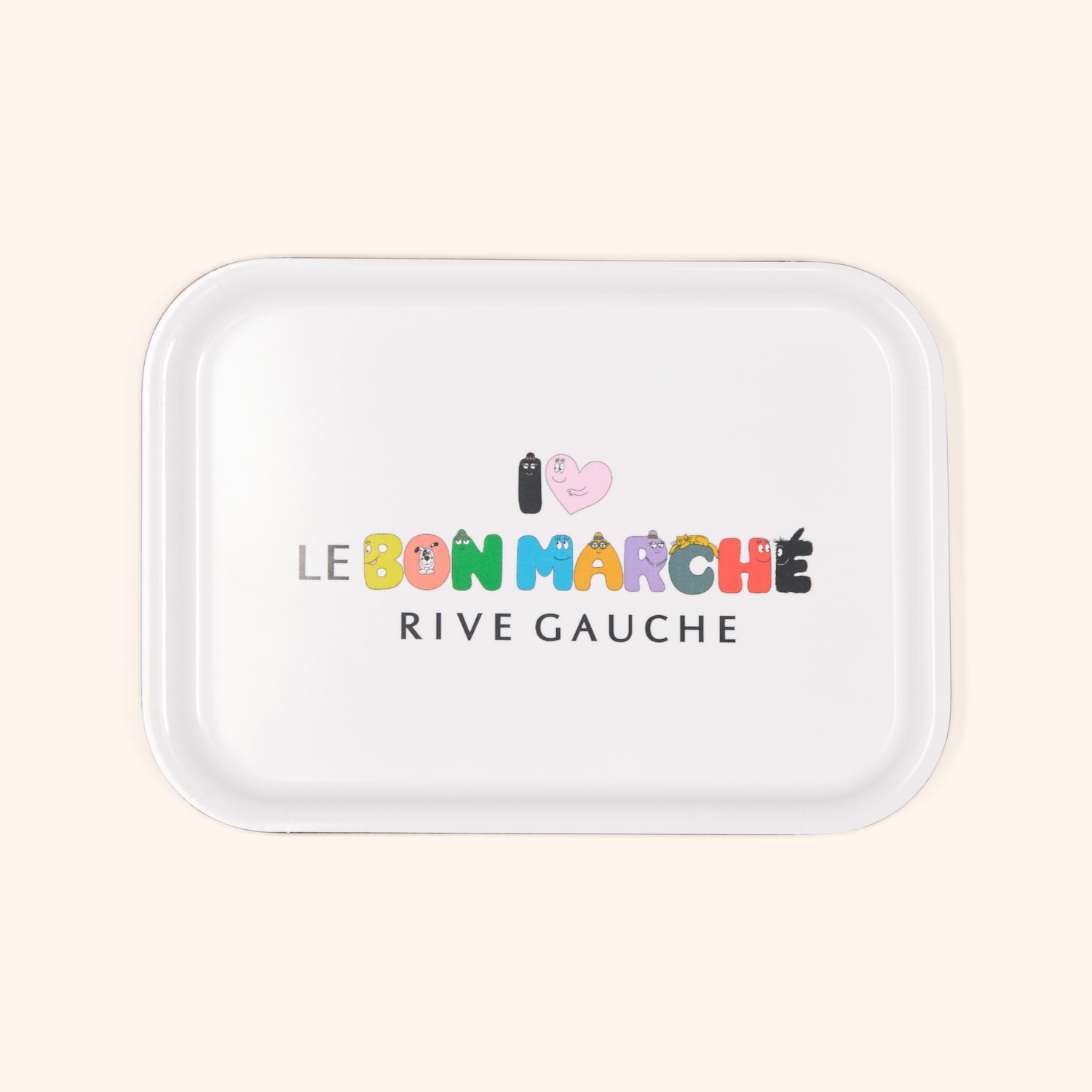 Plateau Barbapapa I Love Le Bon Marché