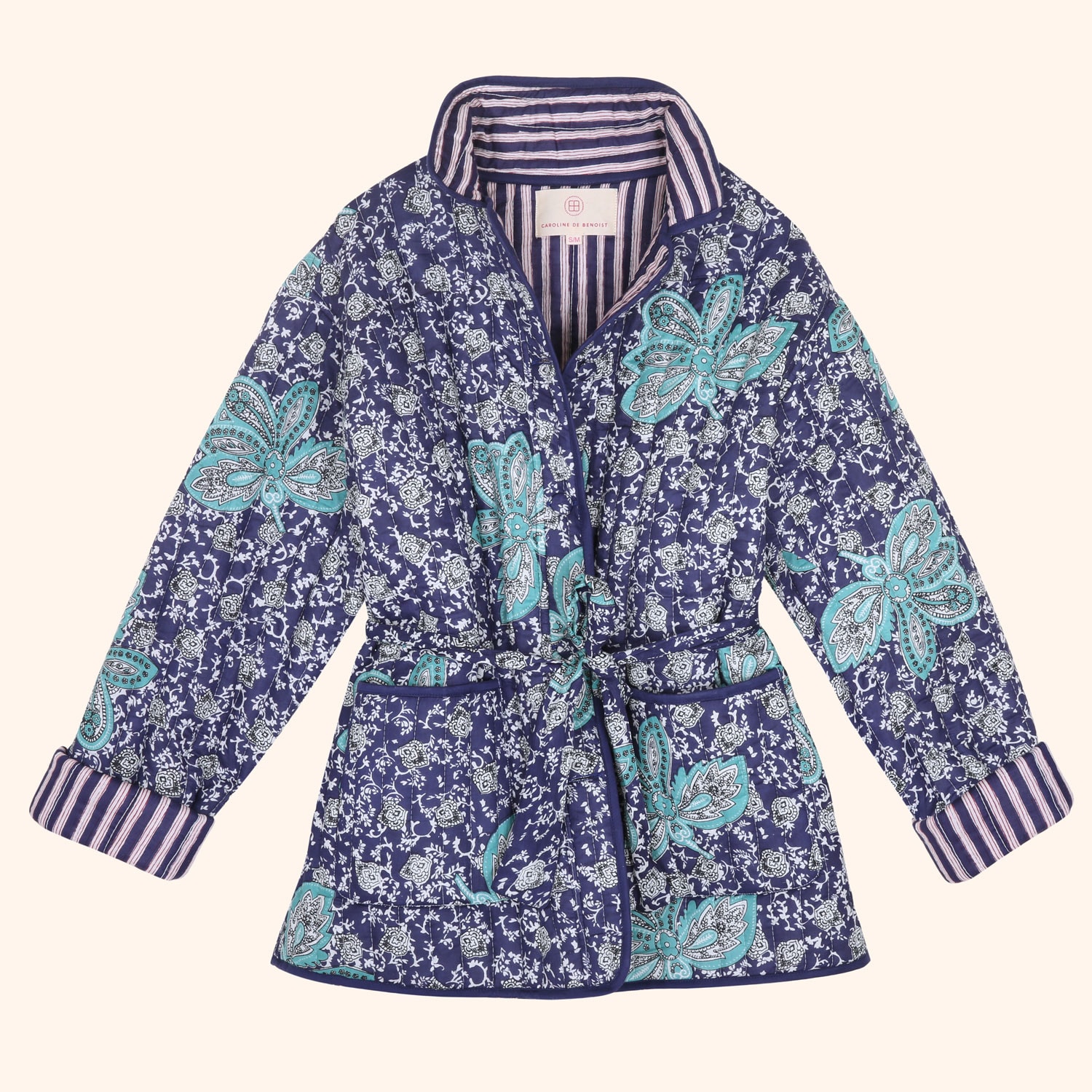 Veste Matelass&eacute;e Ceintur&eacute;e