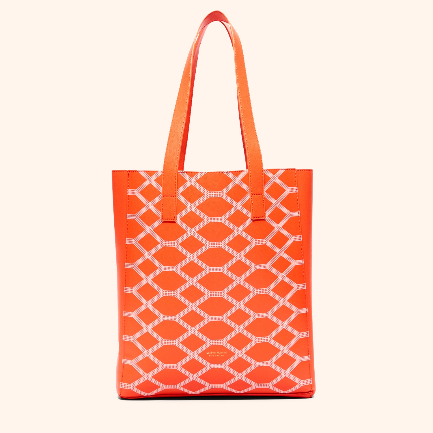 Shopping bag motif escalator