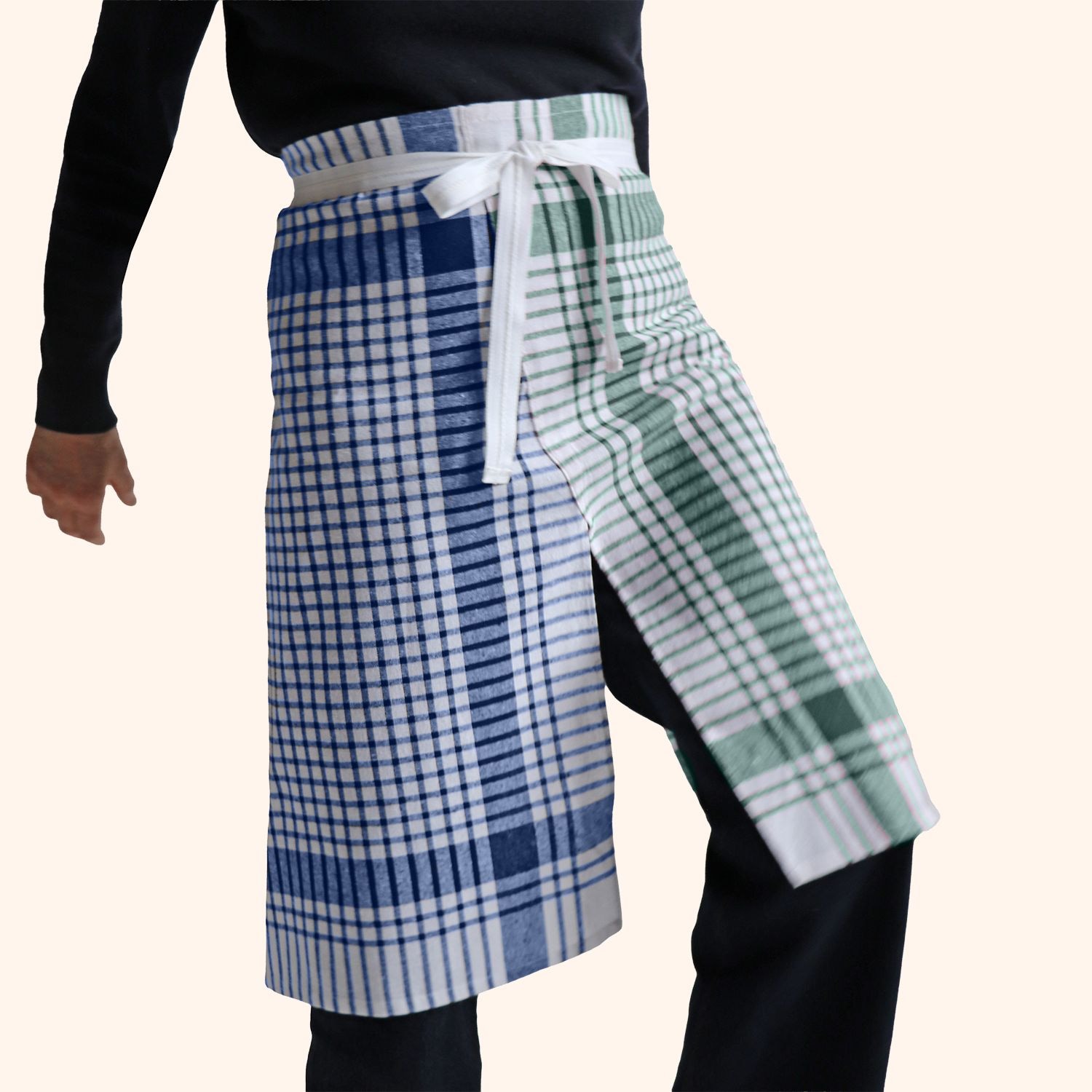 Tablier de cafetier tissu torchon