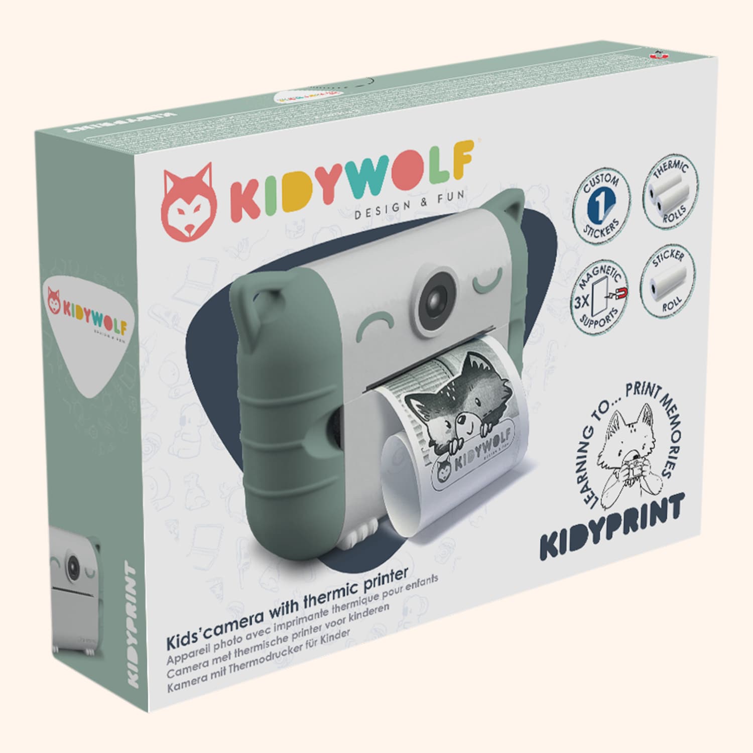 Appareil photo avec imprimante thermique - Enfant