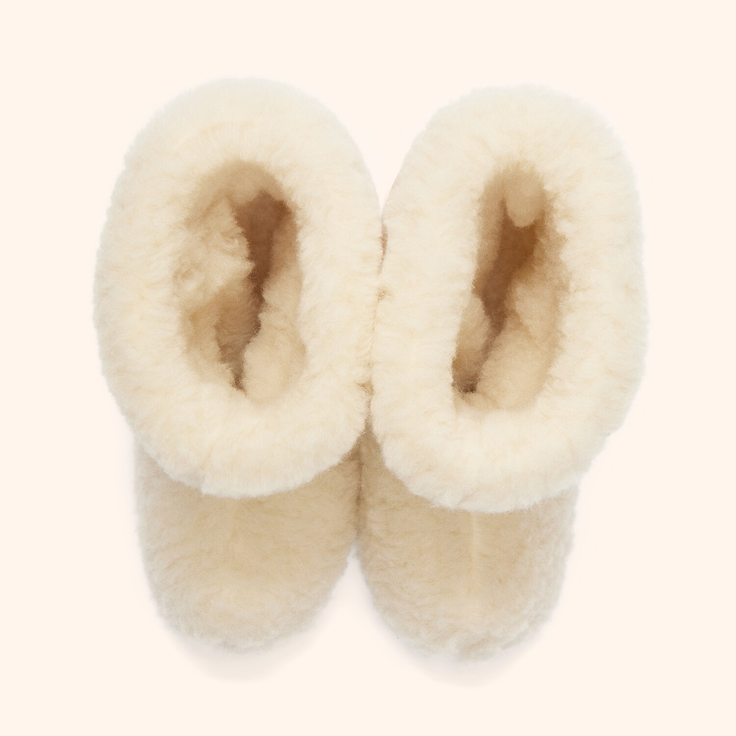 Chaussons en laine de mouton