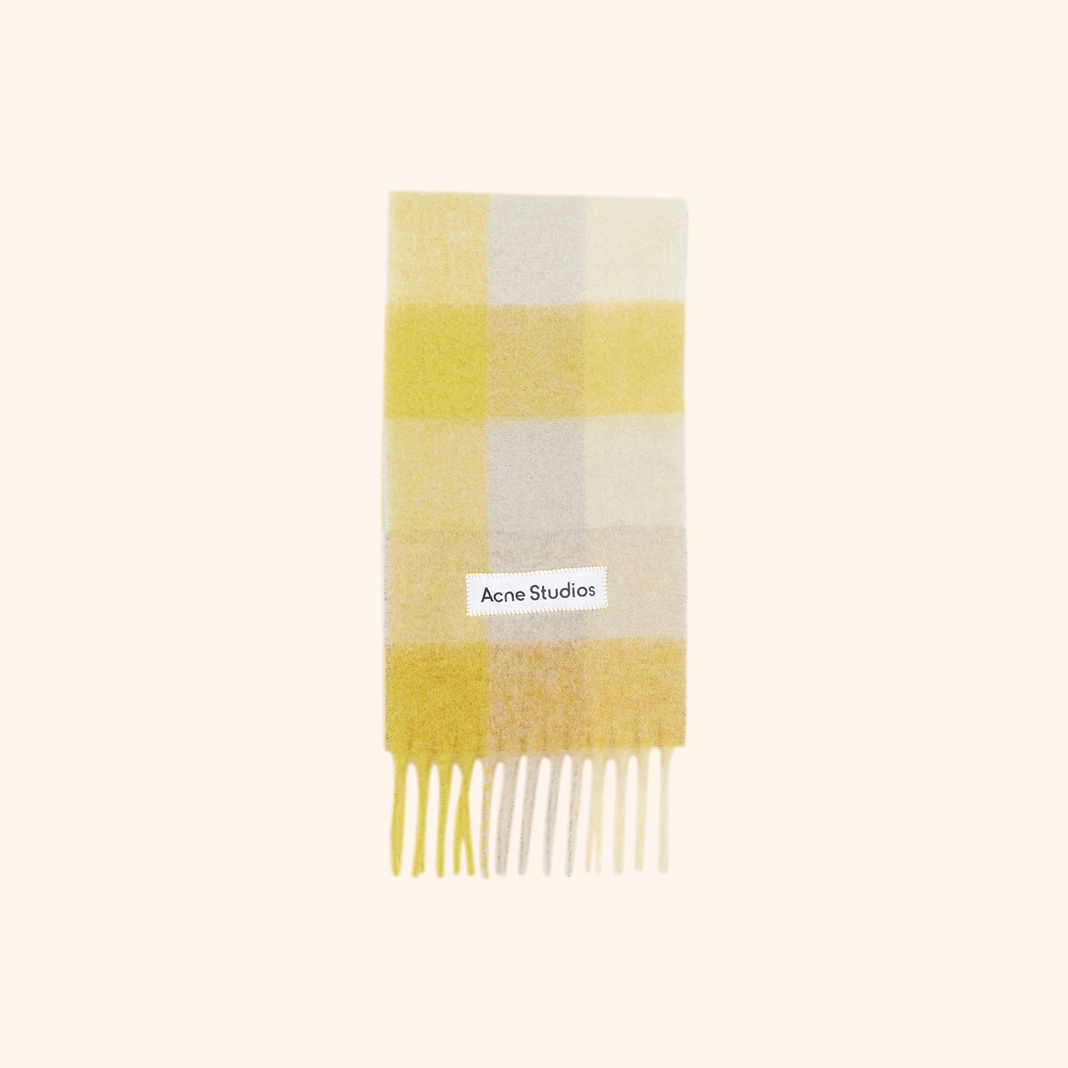Checked scarf | ACNE Le Bon Marché
