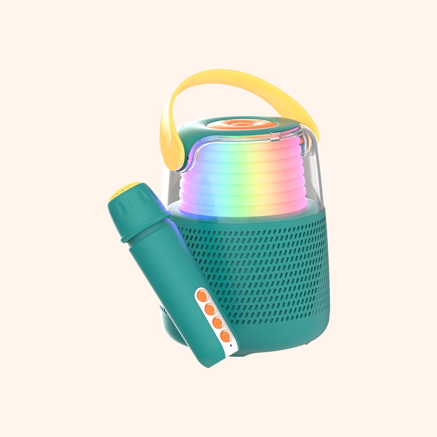 Enceinte Bluetooth lumineuse micro karaoké - Enfant