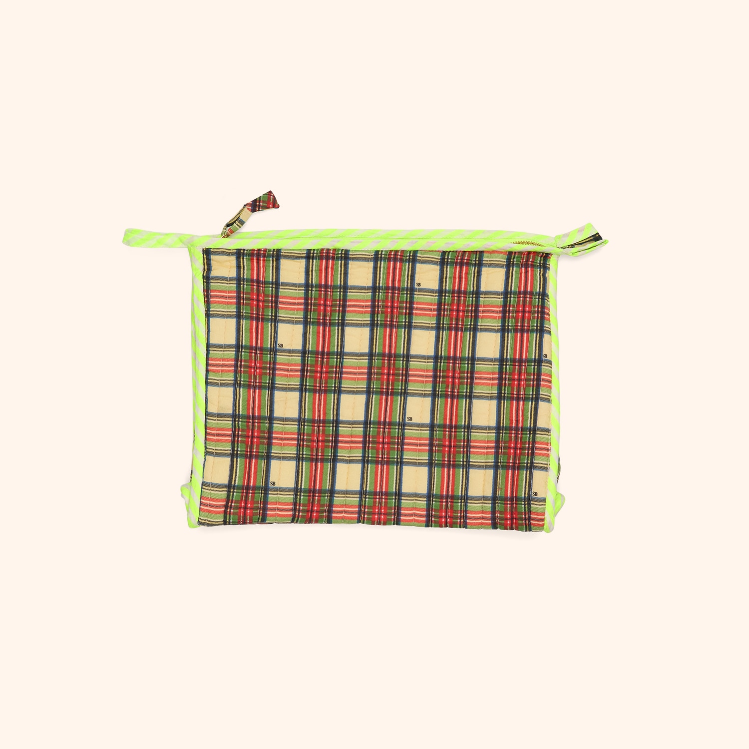 Wash bag fontana santa tartan