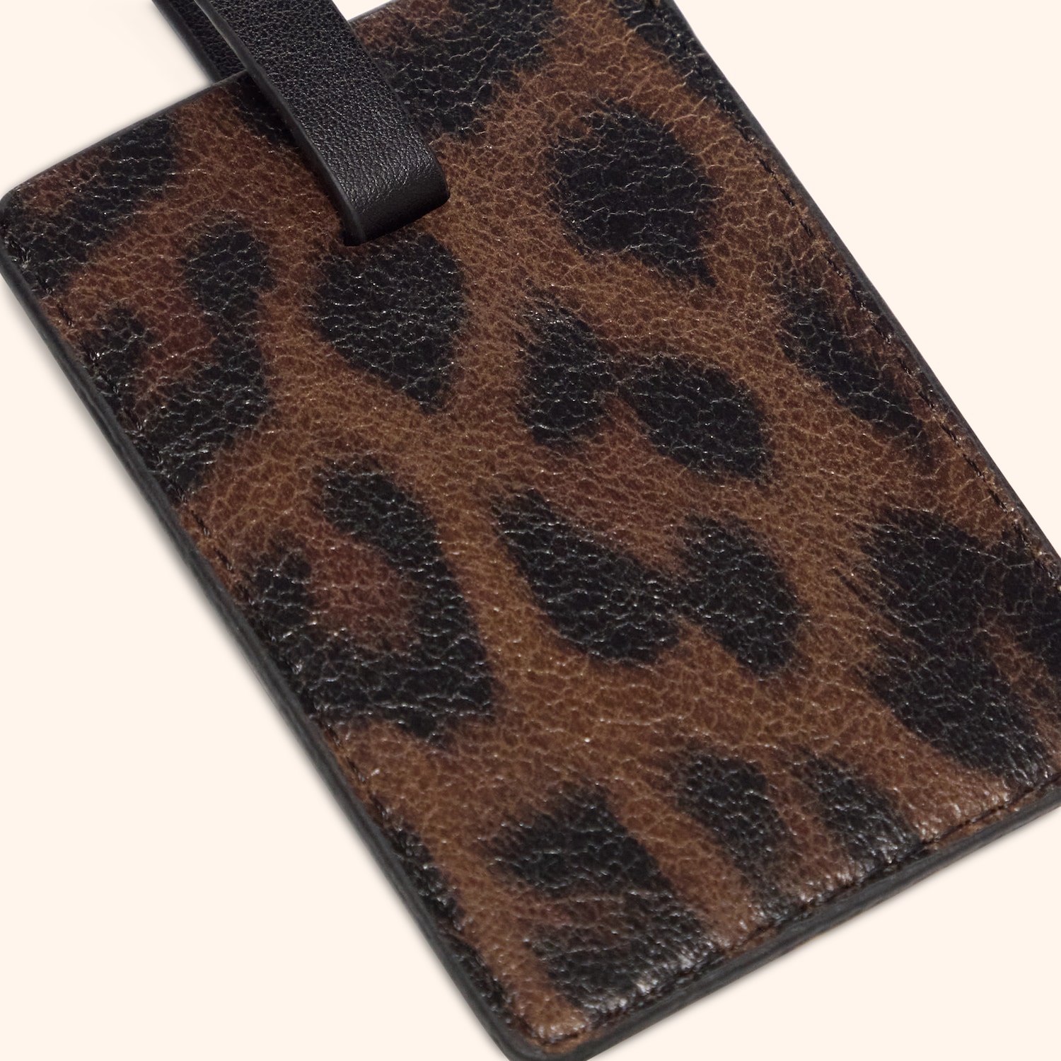 Etiquette bagage Léopard