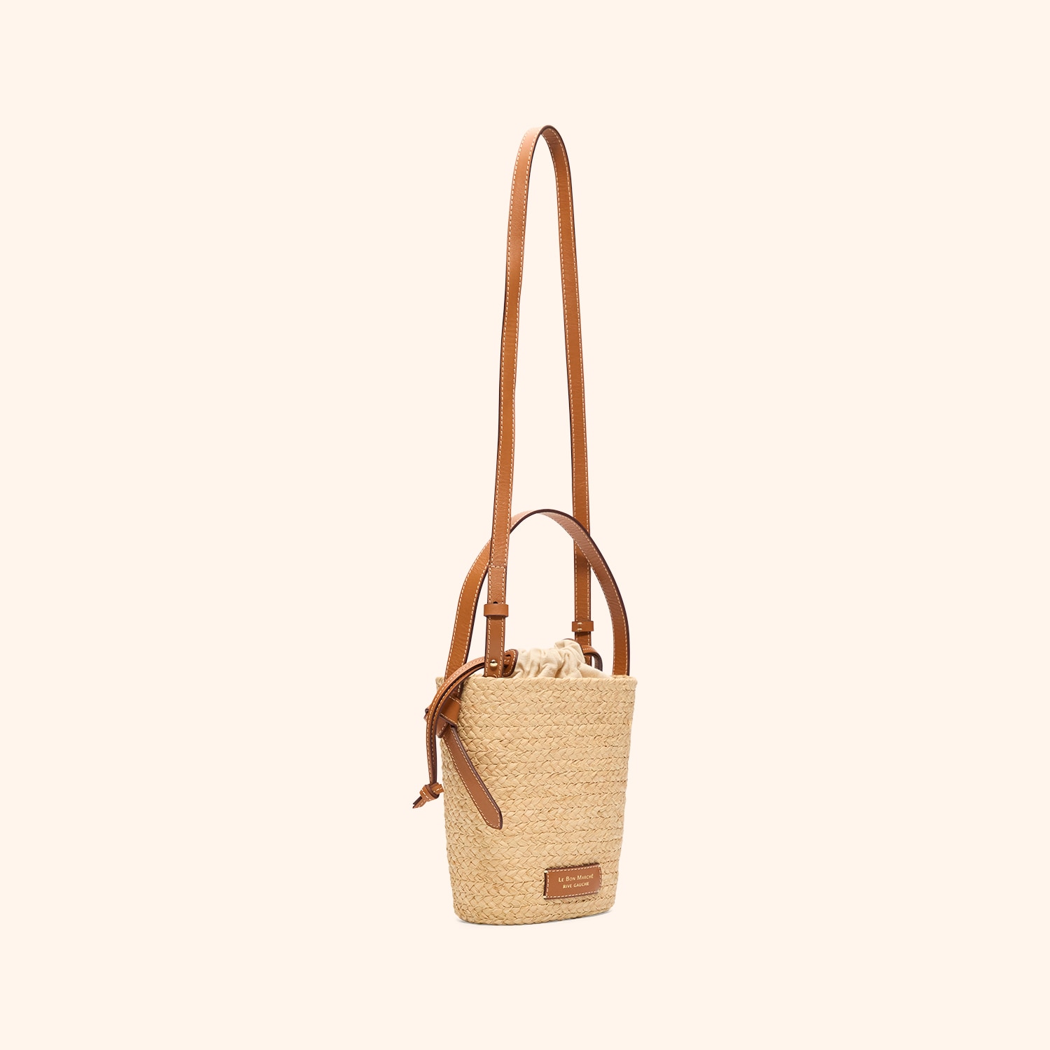 Sac seau tressé