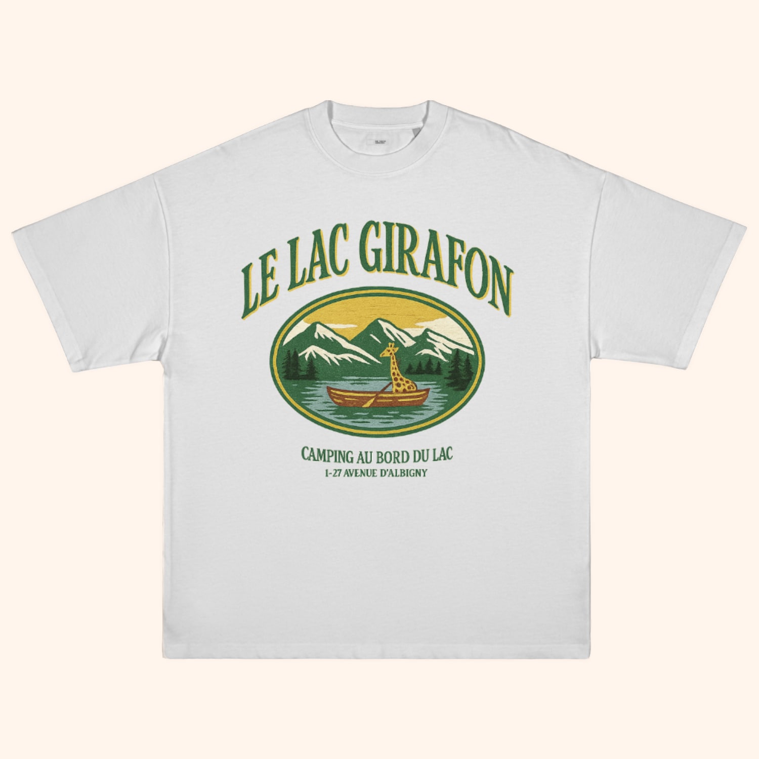 T-shirt "Le lac girafon"