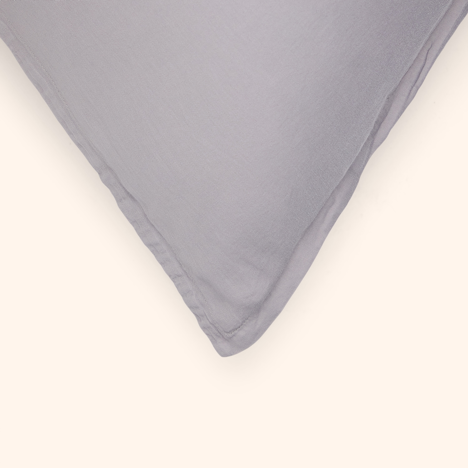 Lot de 2 taies d'oreiller Sati en Satin Lavé