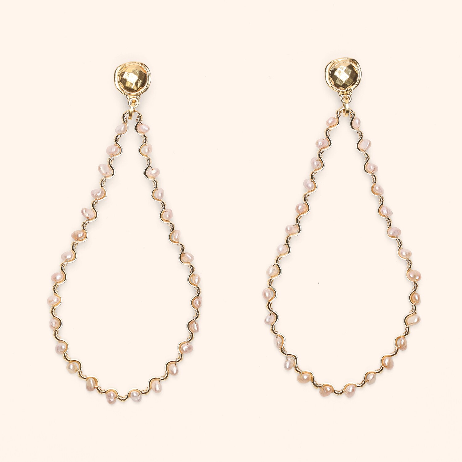 Boucles d'oreilles Nympheas