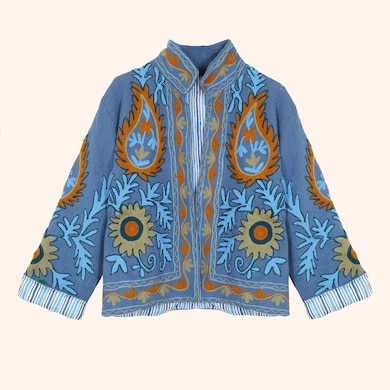 Veste Brod&eacute;e Flowers, , hi-res