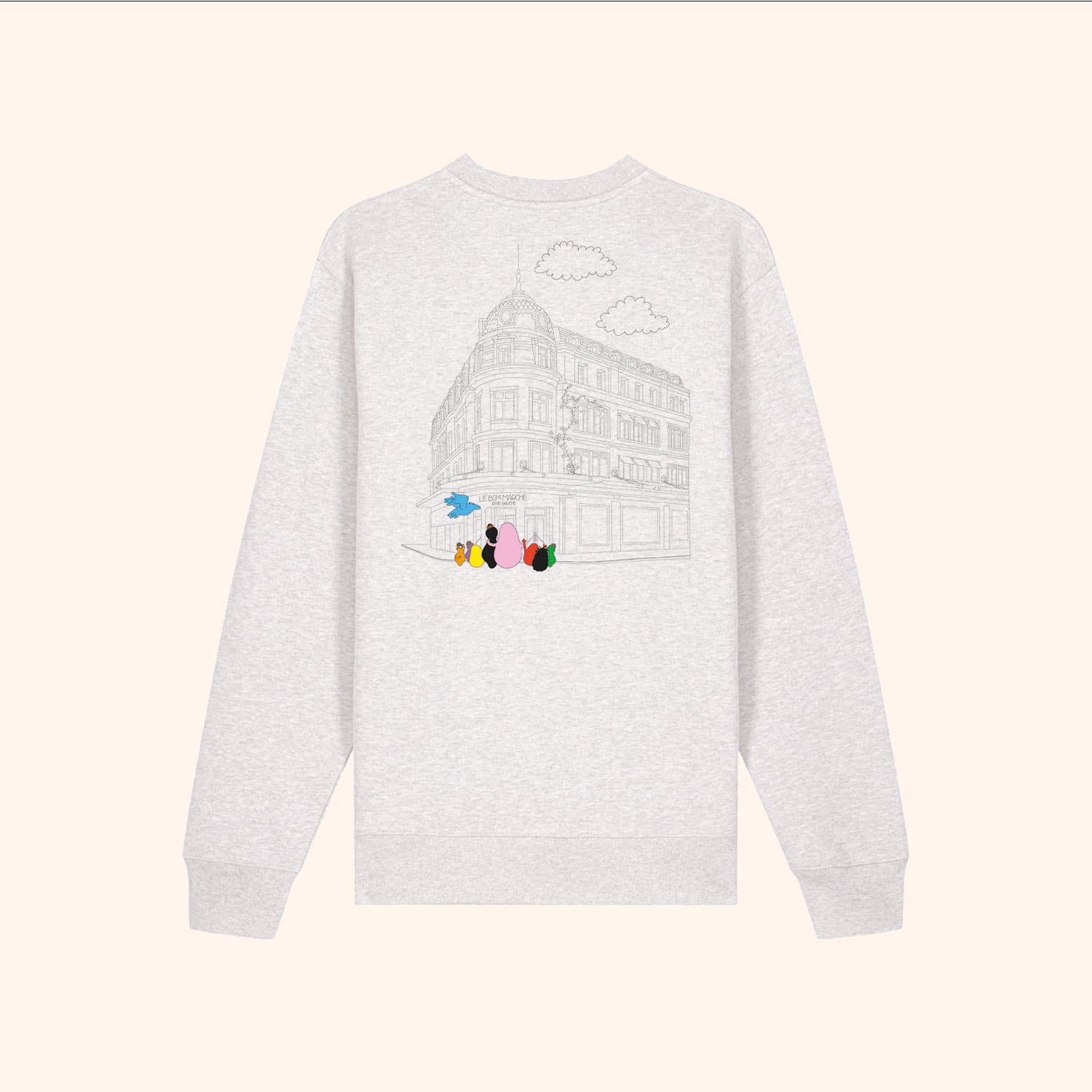 Sweat-shirt Barbapapa I Love Le Bon Marché
