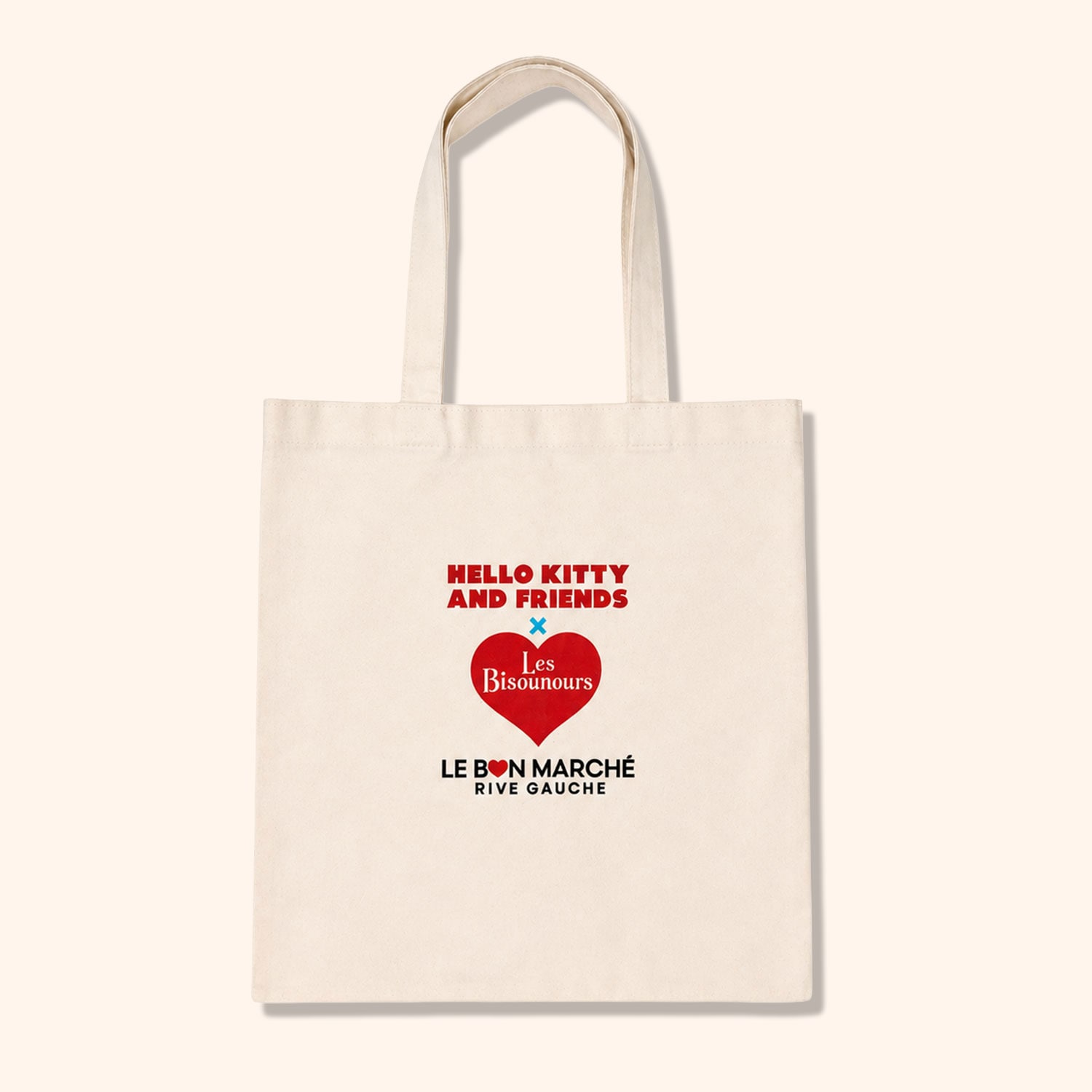 Totebag Hello Kitty et les Bisounours "Selfie"