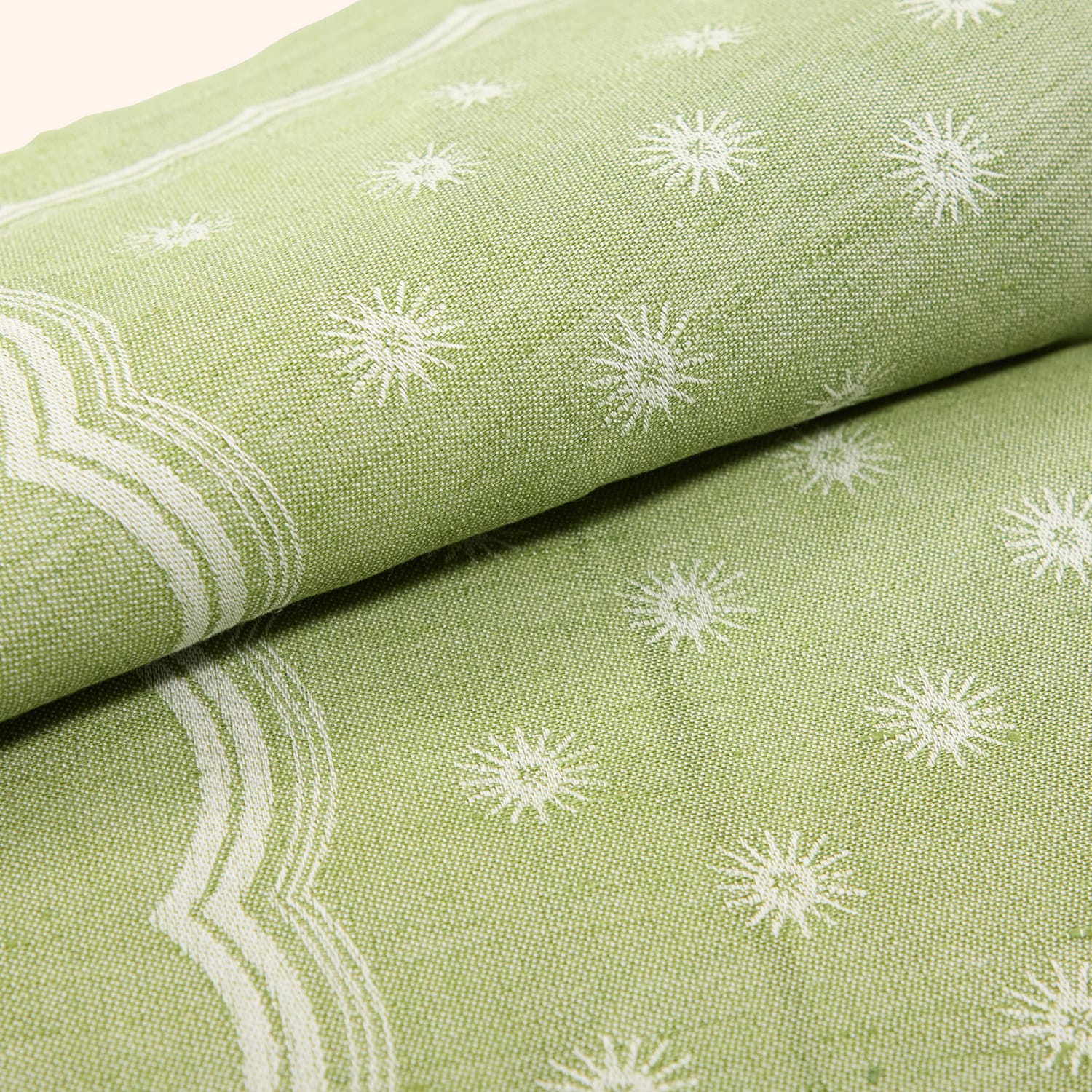 Serviette de table verte