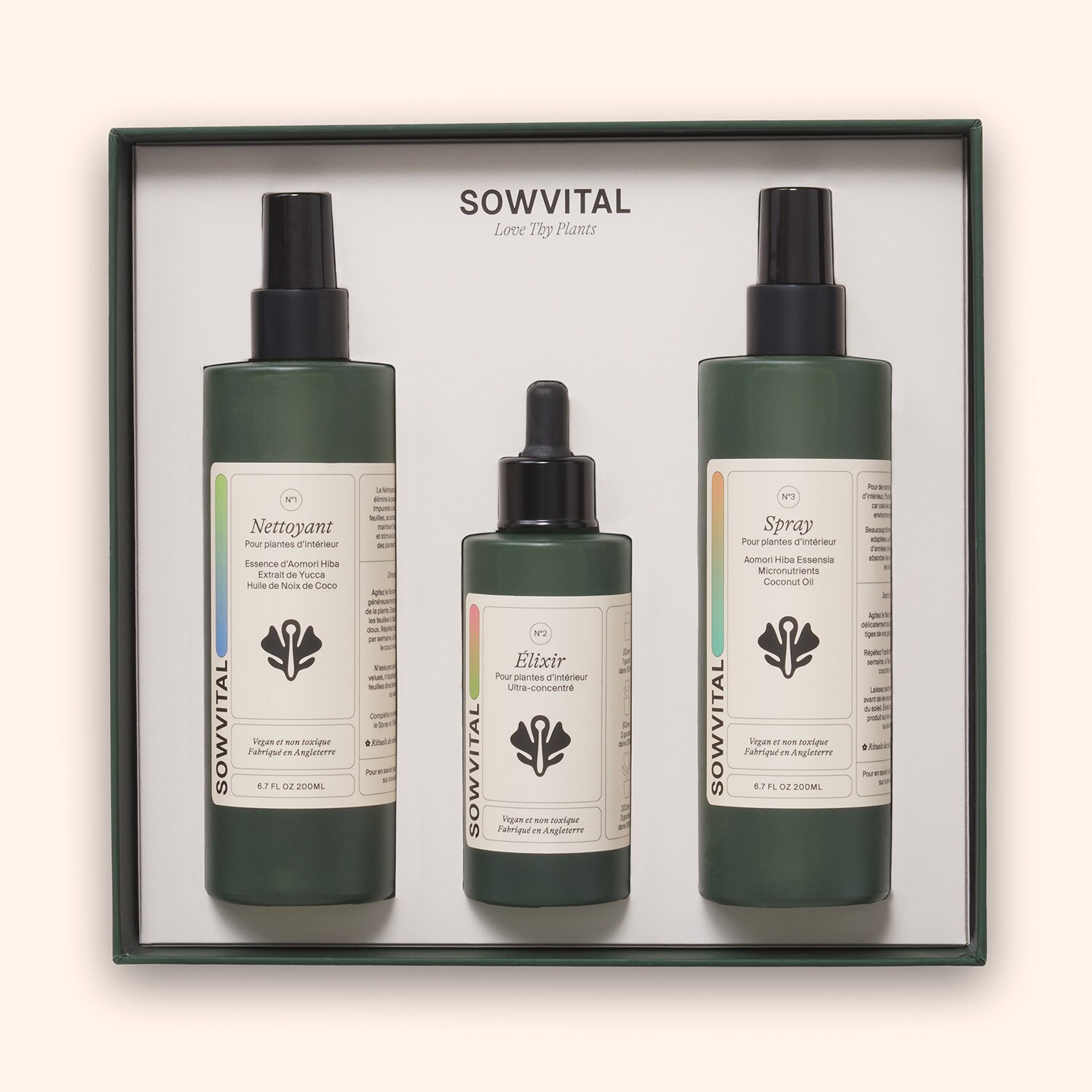 Kit de soin des plantes 3 étapes