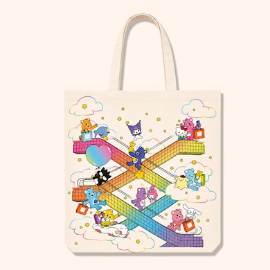 Totebag Hello Kitty & les Bisounours "Fa&ccedil;ade", , hi-res