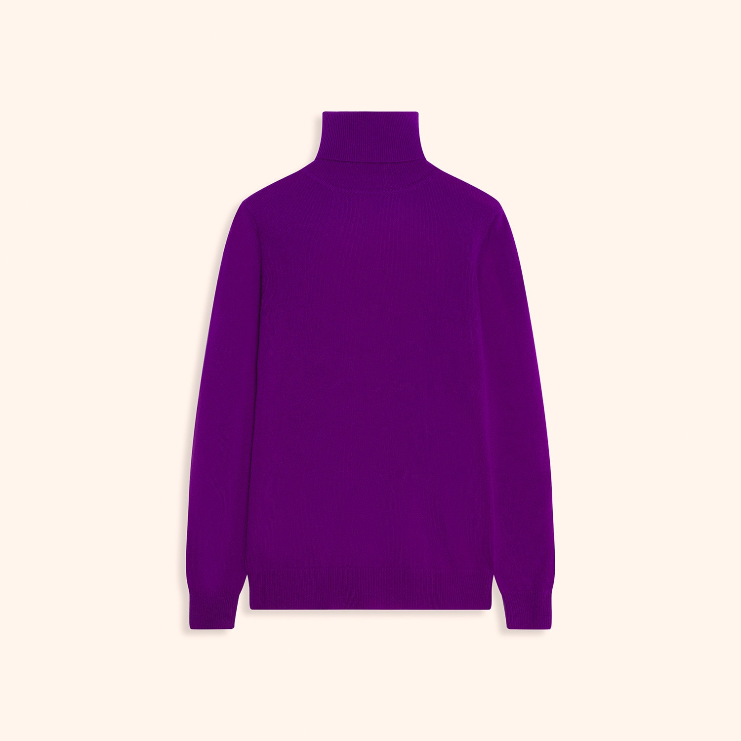 Pull col roulé
