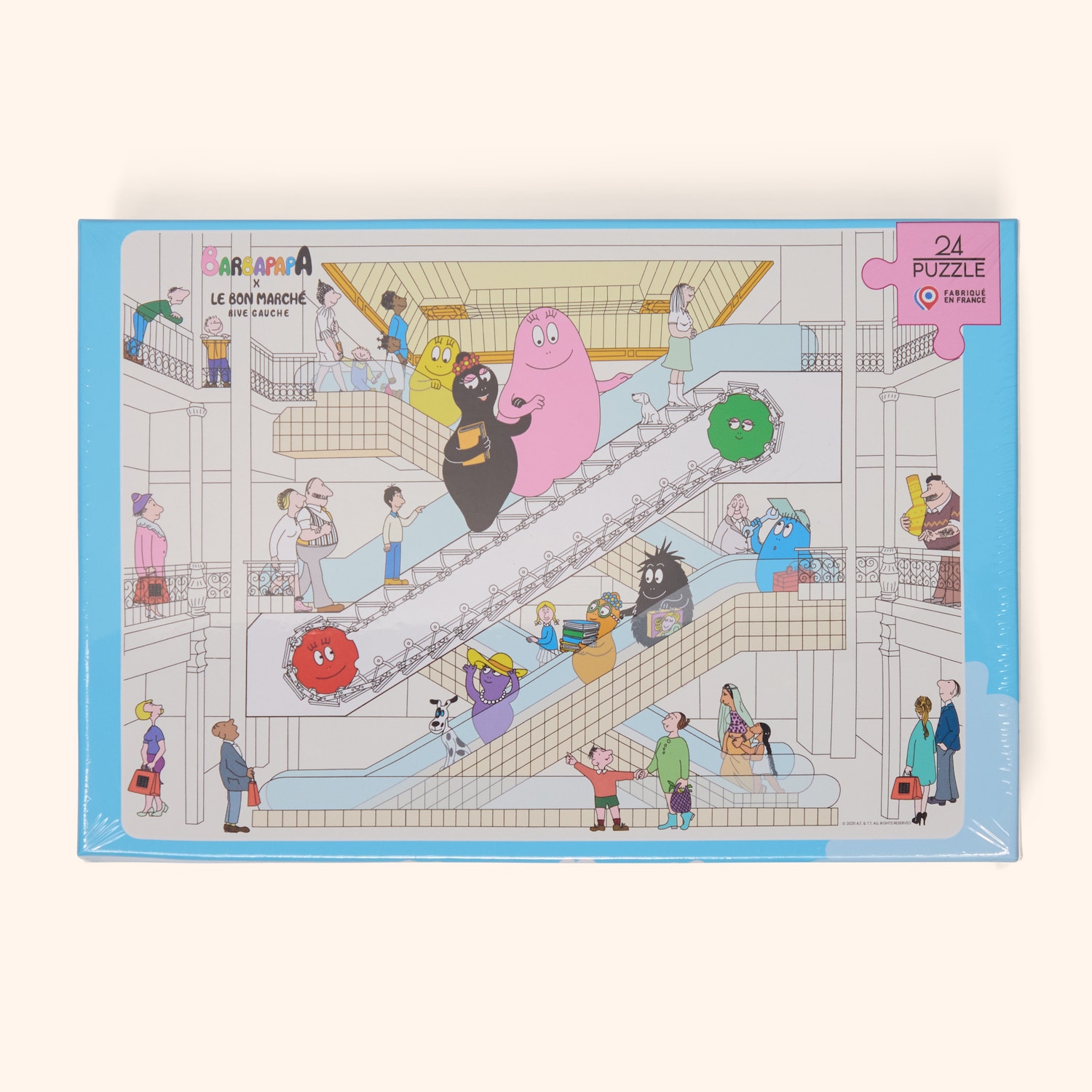Puzzle enfant Barbapapa Escalator