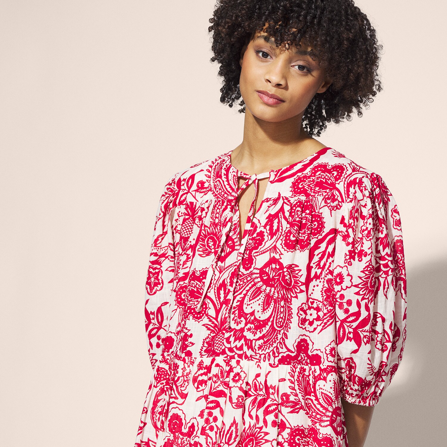 Robe longue imprimé floral