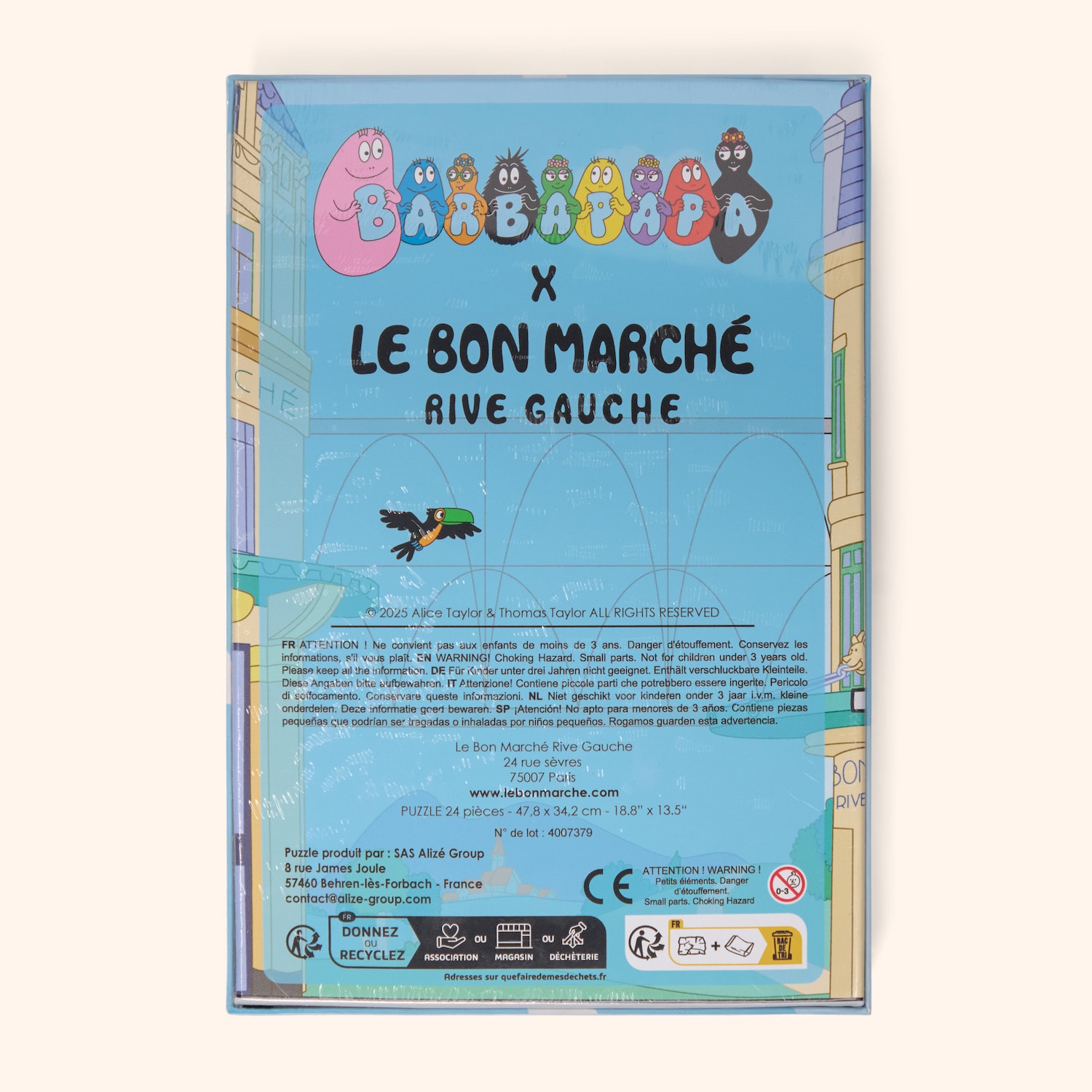 Puzzle enfant Barbapapa Escalator