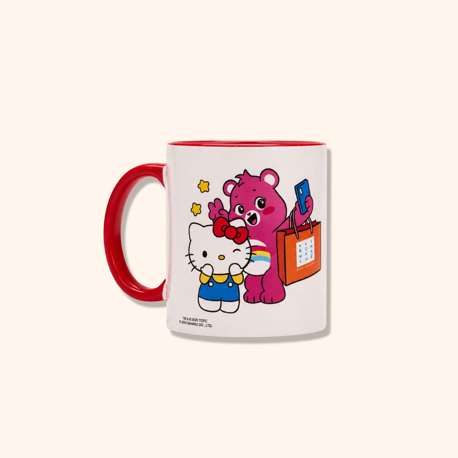 Mug Hello Kitty & les Bisounours "Selfie"