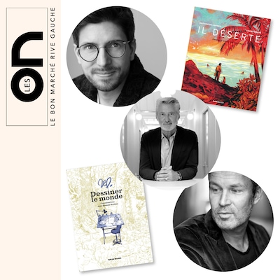 Dédicace : Zep, Xavier Coste et Antoine de Caunes, 