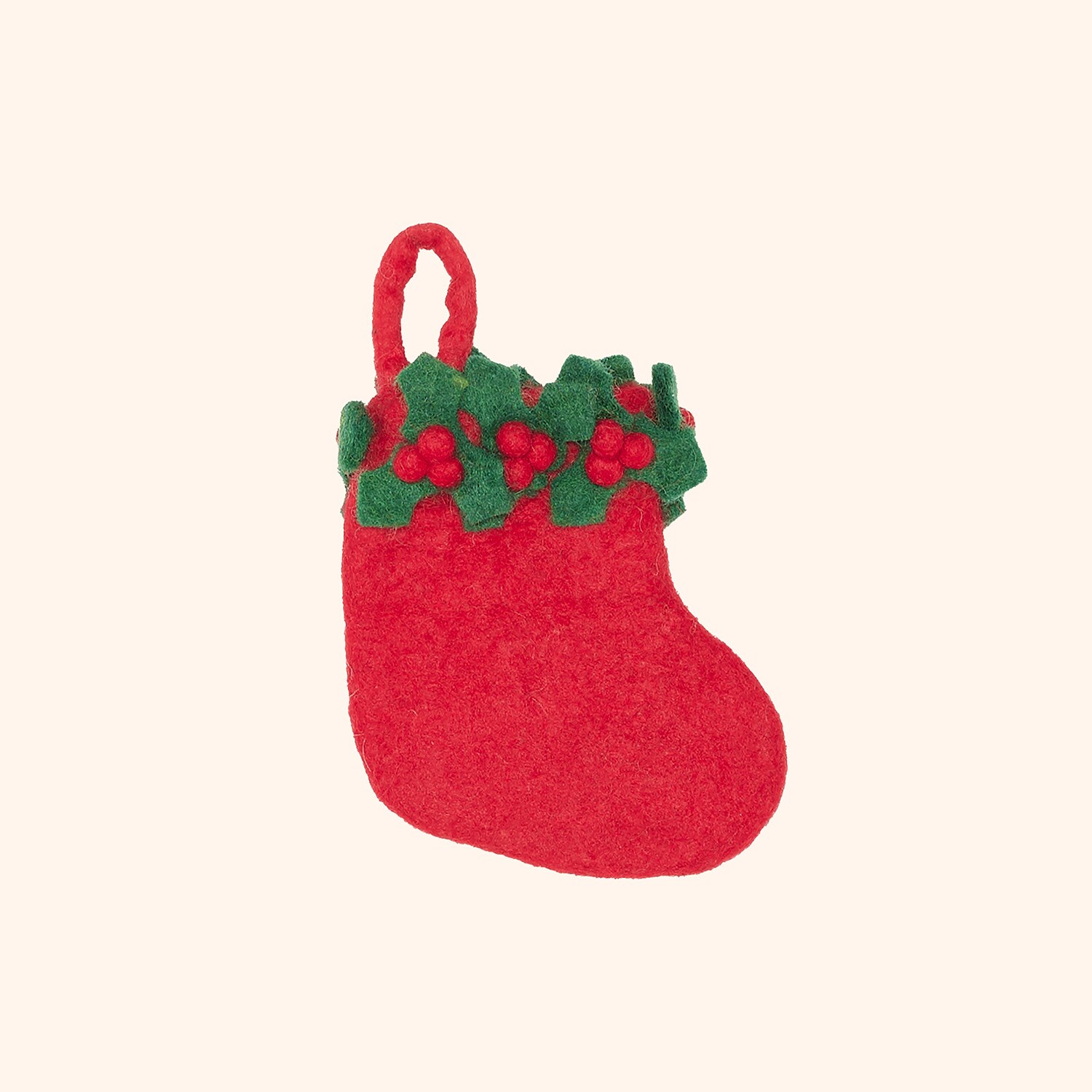 Mini chaussette de Noël