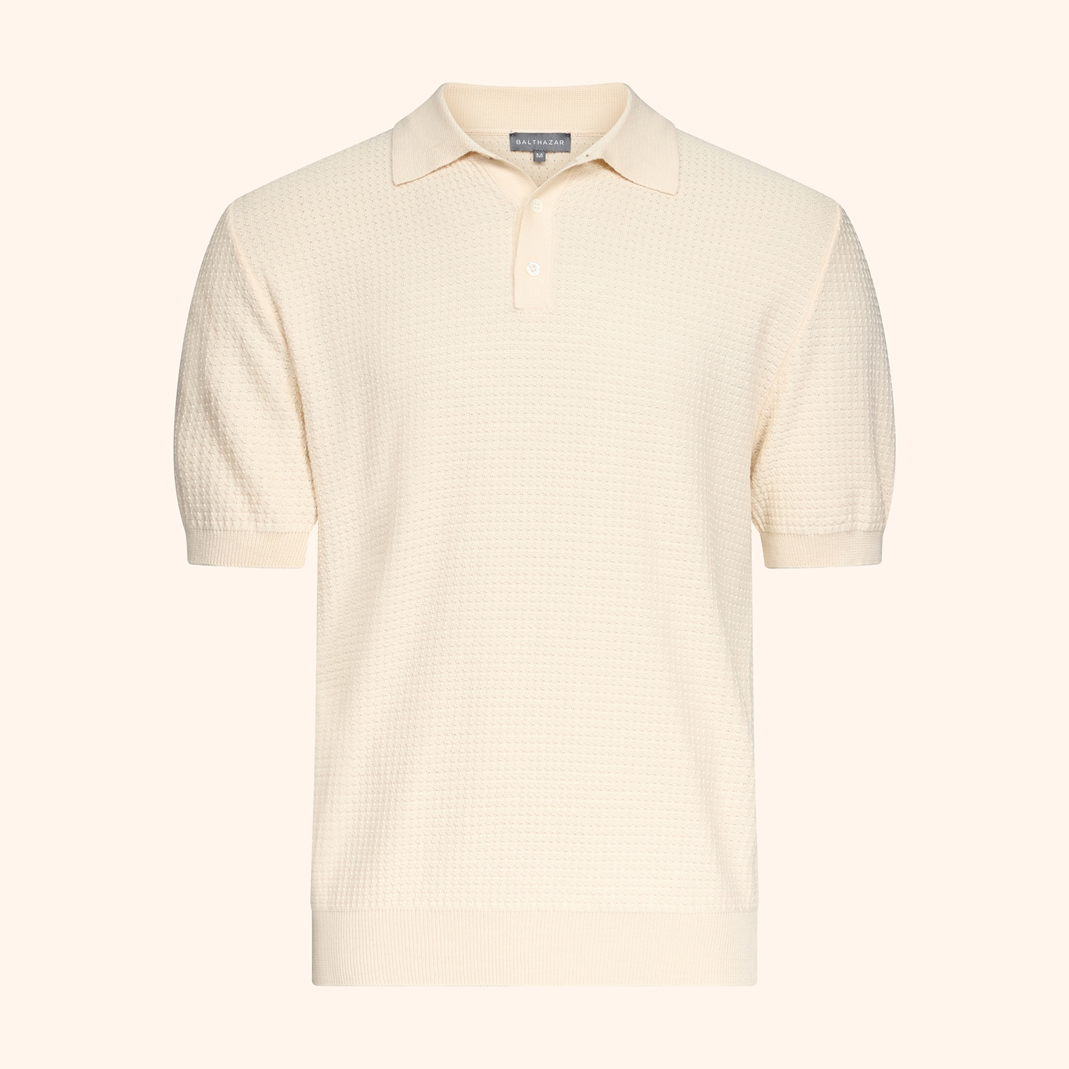 Polo armur&eacute; 3 boutons