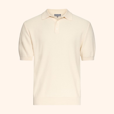 Polo armur&eacute; 3 boutons, , hi-res