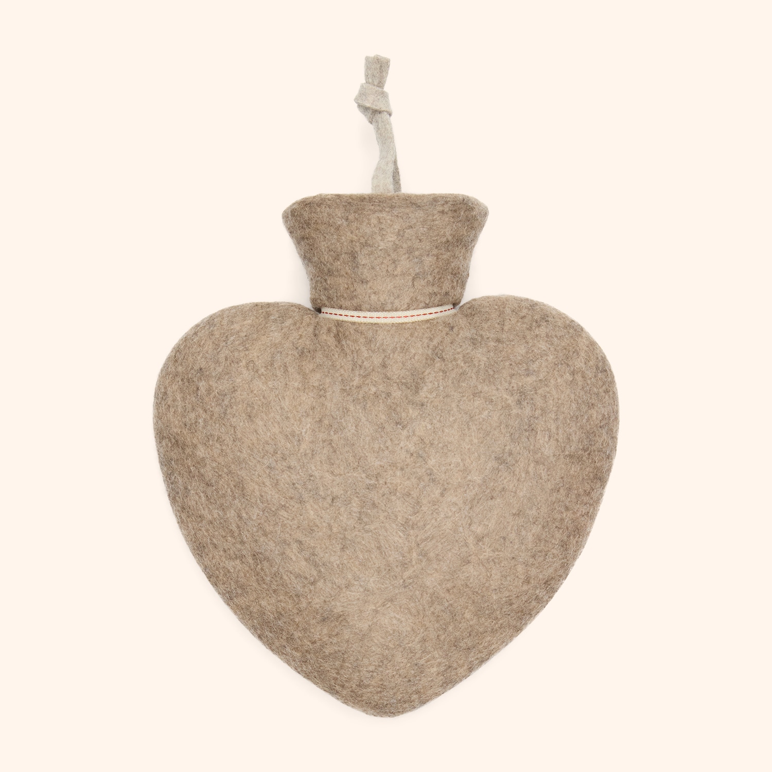 Bouillotte cœur bohnomme de neige