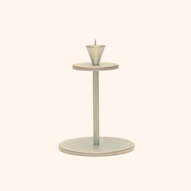 Bougeoir gris Moyen, , hi-res