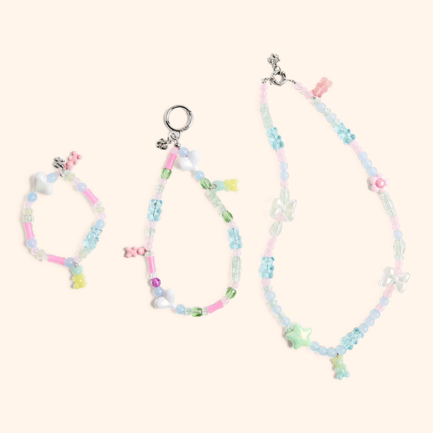 Kit bijoux 3 en 1 "Candy Core"