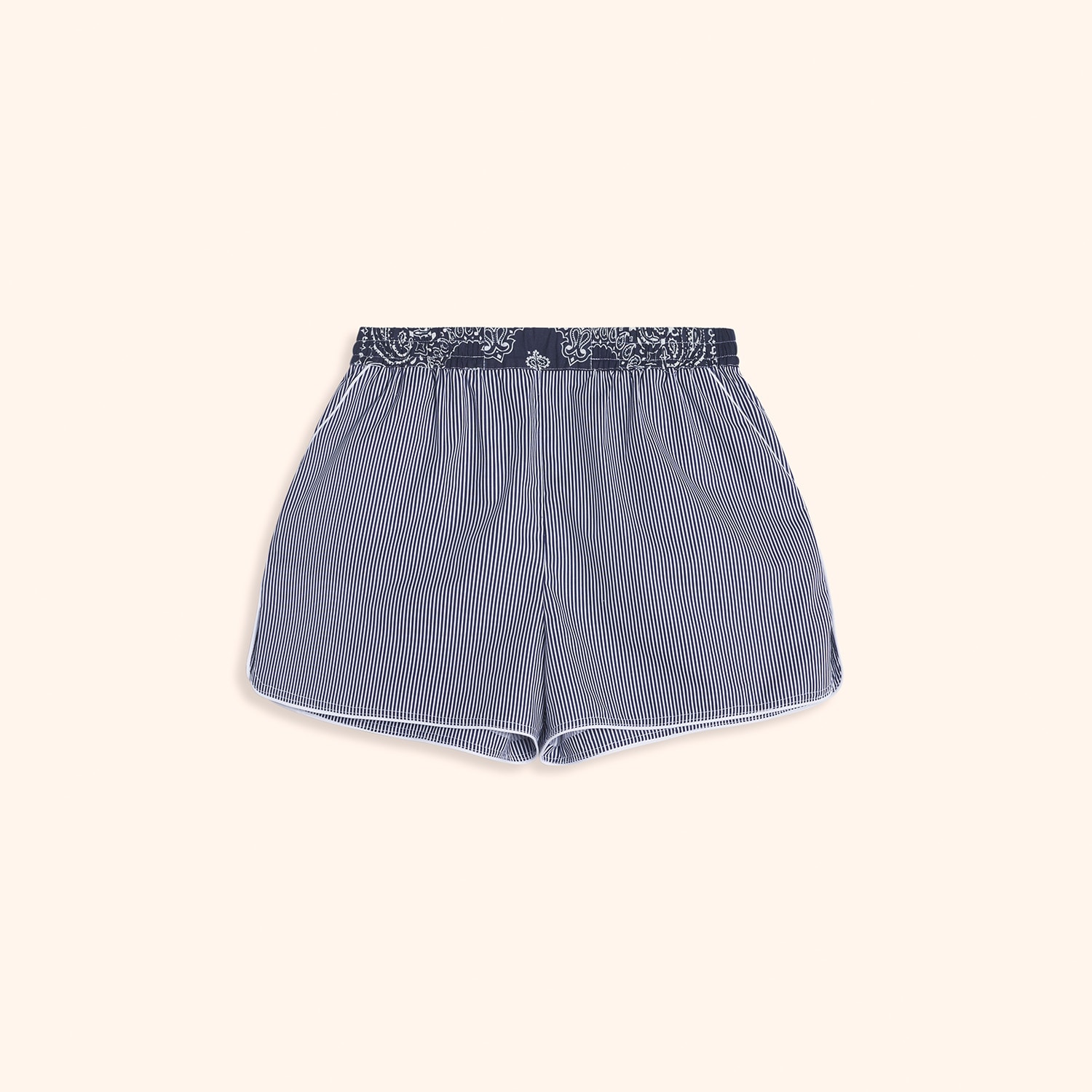 Short rayures et bandanas