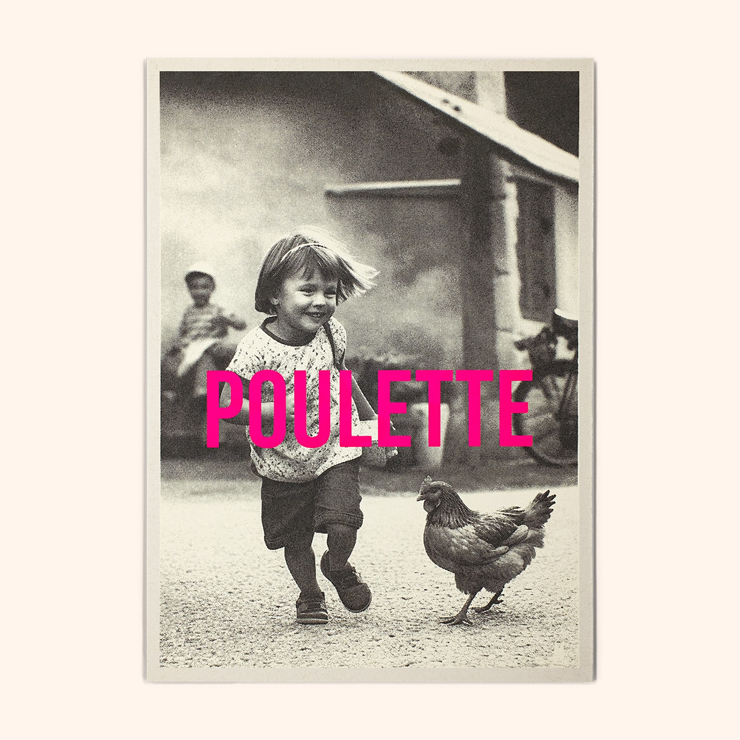 Affiche Poulette - Grande taille