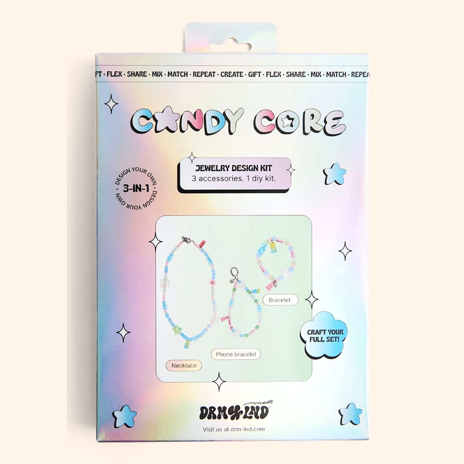 Kit bijoux 3 en 1 "Candy Core"