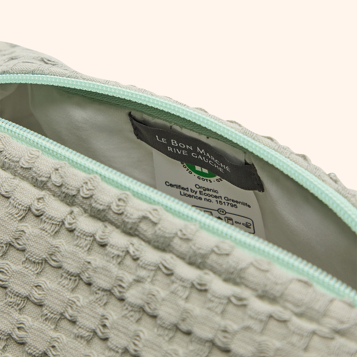 Trousse de toilette kaki