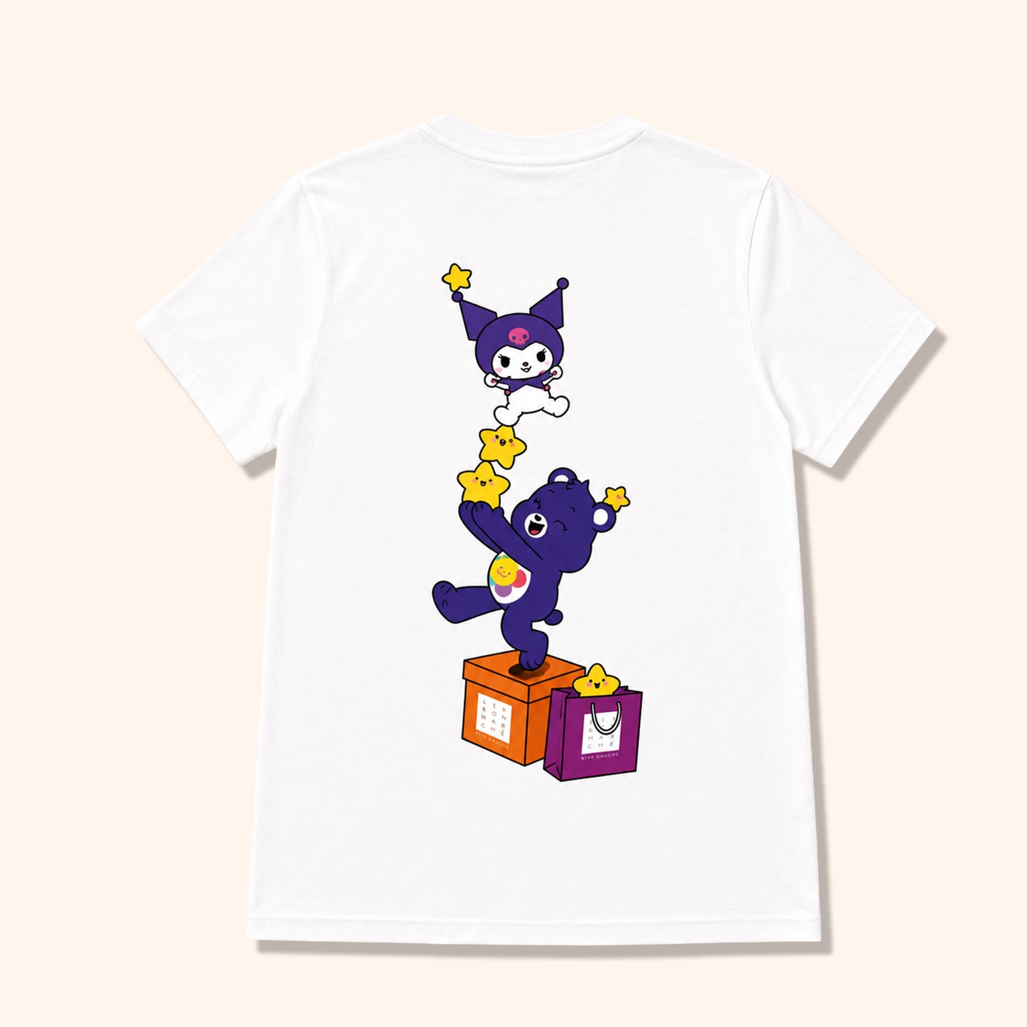 T shirt adulte Hello Kitty & les bisounours "Kuromi"
