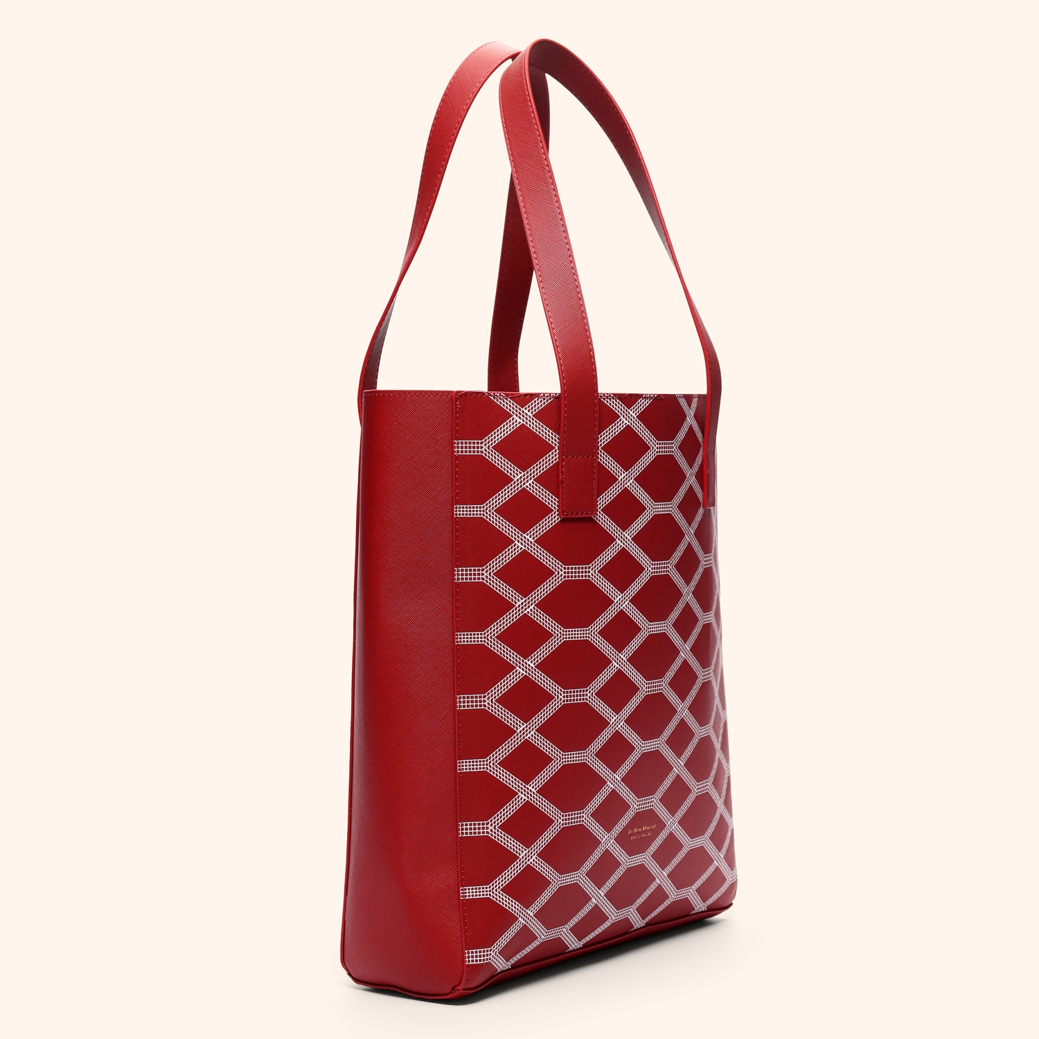 Shopping bag escalator