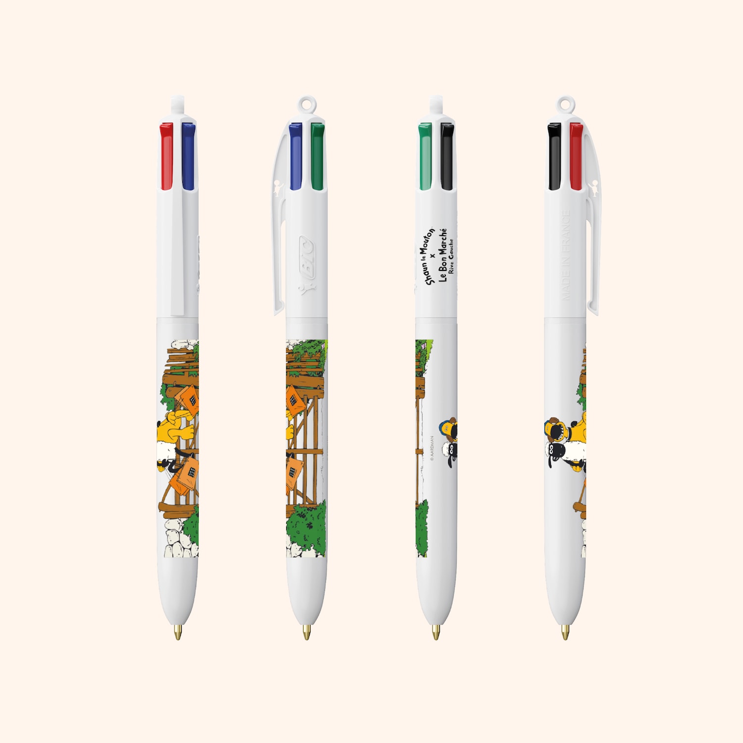 Stylo bic Shaun Le Mouton "Paysage"