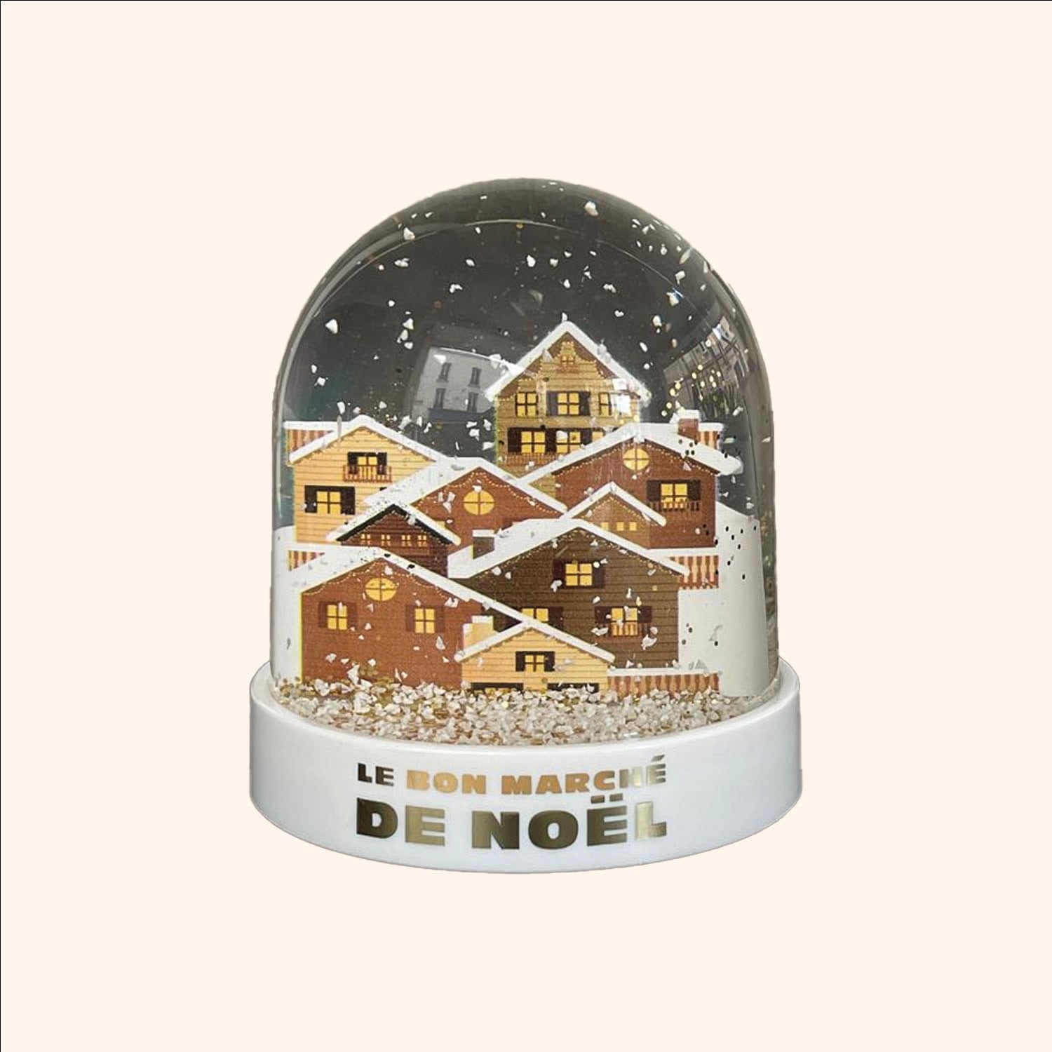 Boule à neige Bon Marche de Noël