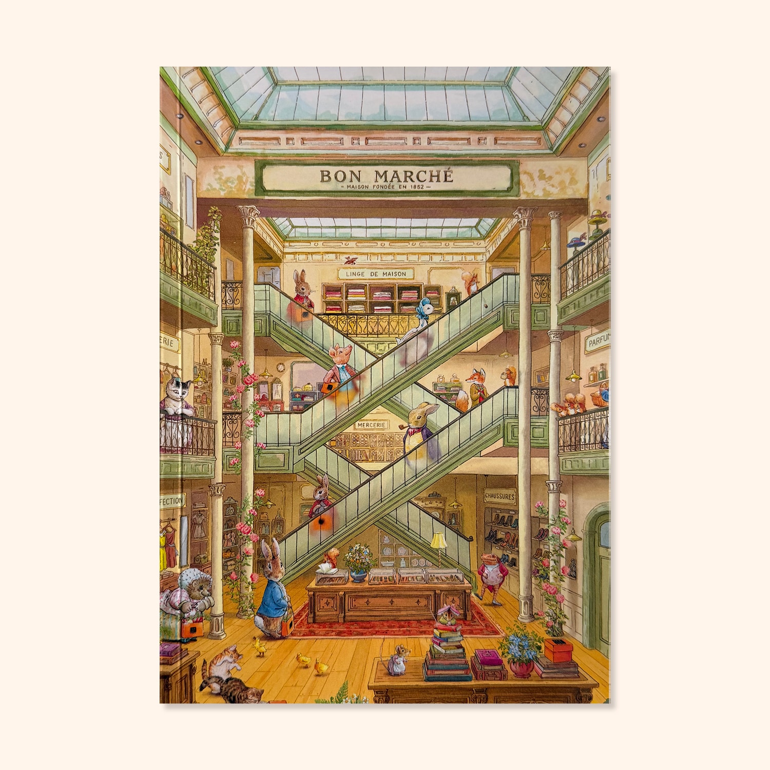 Carnet "Escalator Pierre Lapin"