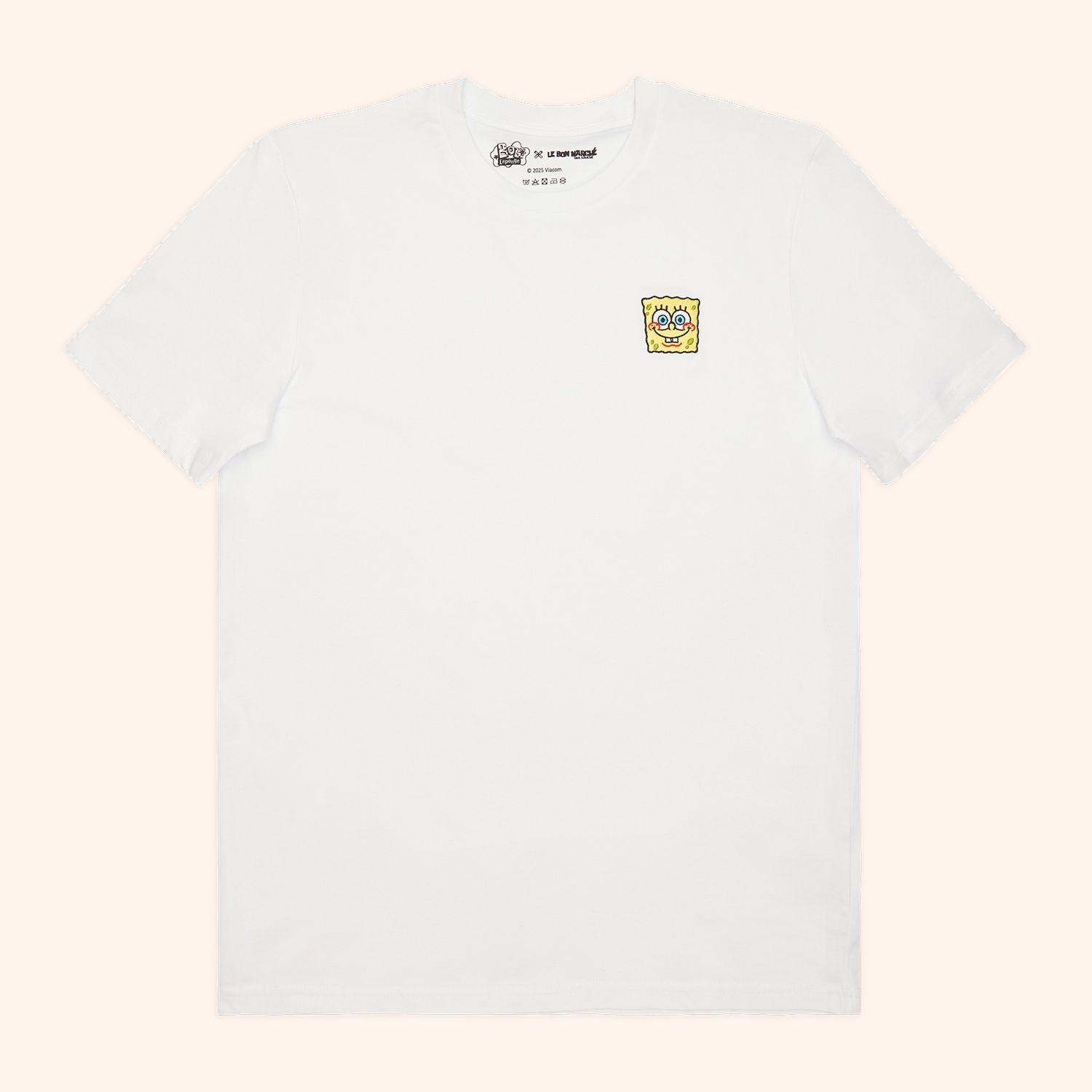 T-shirt adulte Bob L'éponge Brodé