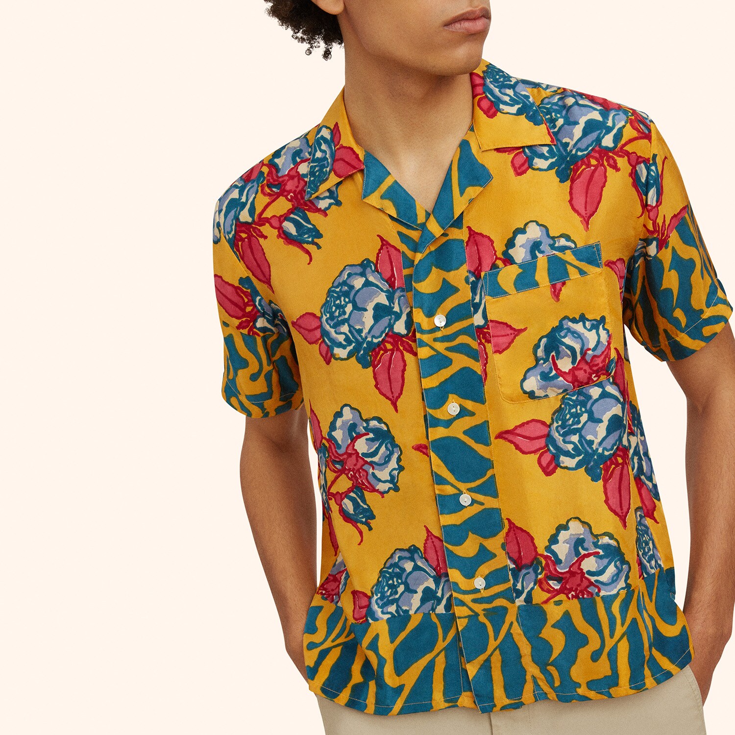 Chemise Bowling Rosa Spina