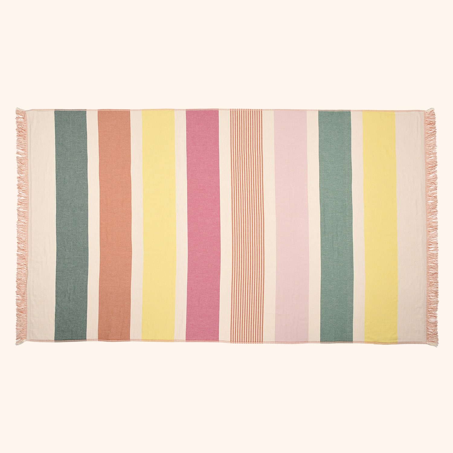 Fouta &eacute;ponge double face