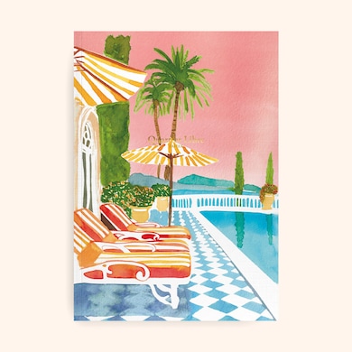 Carnet La piscine, , hi-res