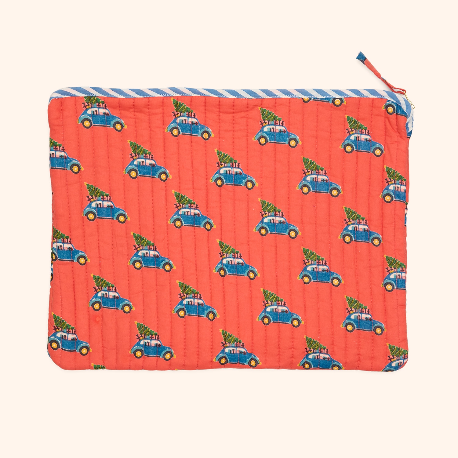 Computer Pouch faufau "santa ride"