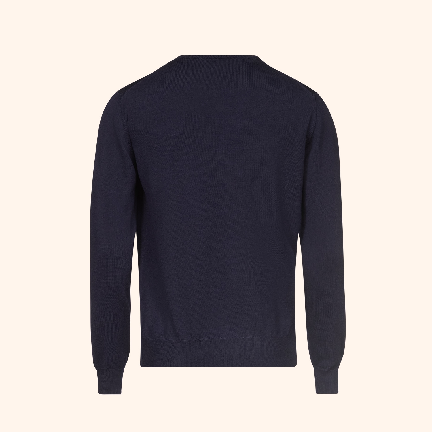 Pull col rond en laine merinos